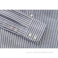 Vertical Stripes Long Sleeves Men's Easy Care Shirts